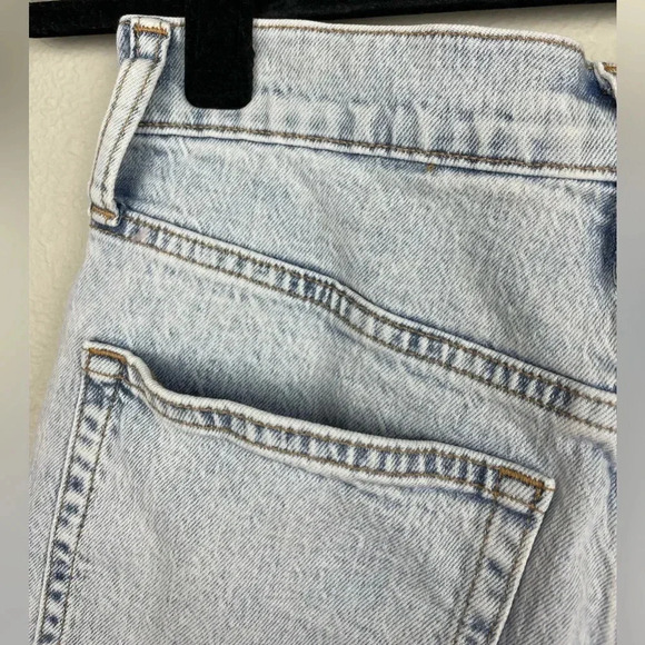 J-CREW Women’s 24 High Rise Light Wash Denim Shorts Jorts Rigid - Picture 8 of 12